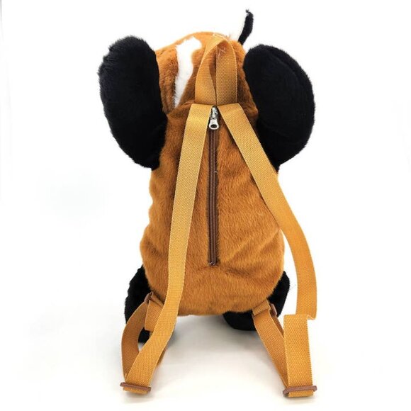 SPOOKYVILLE CRITTERS - Red Panda Furry Plush Backpack - Picture 4 of 7